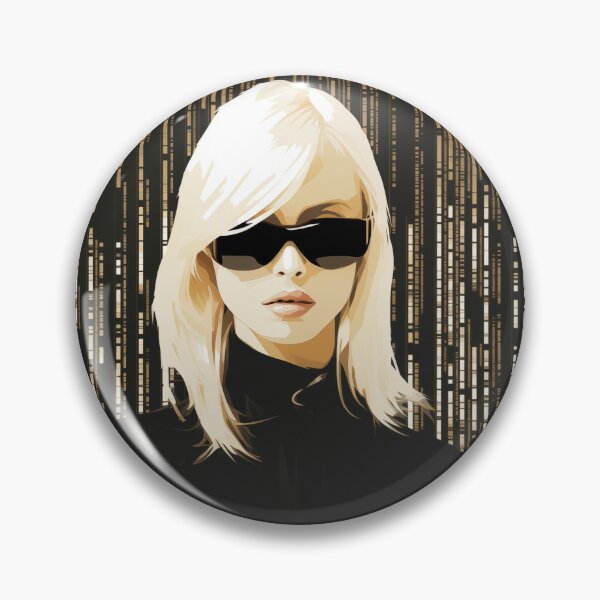 Item preview, Futuristic Portrait: Embrace the Matrix-Inspired Aesthetic designed and sold by marrychou.