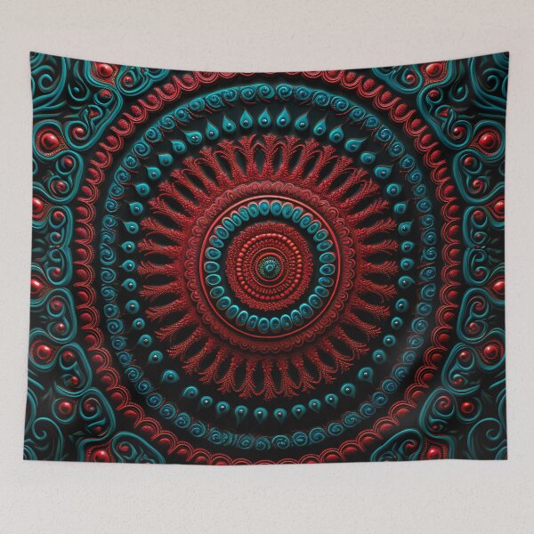 Item preview, Persian carpet design designed and sold by Red Witch Art.