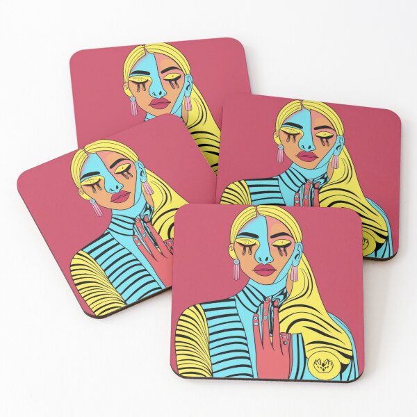 Item preview, Pastel Color Design Face Art designed and sold by FashionIam.