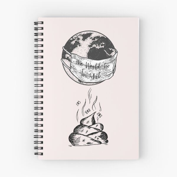 Item preview,   The World Is In Shit shirt Ladies or Adult Fit Slogan Positive Motivational designed and sold by Zosef-artist.