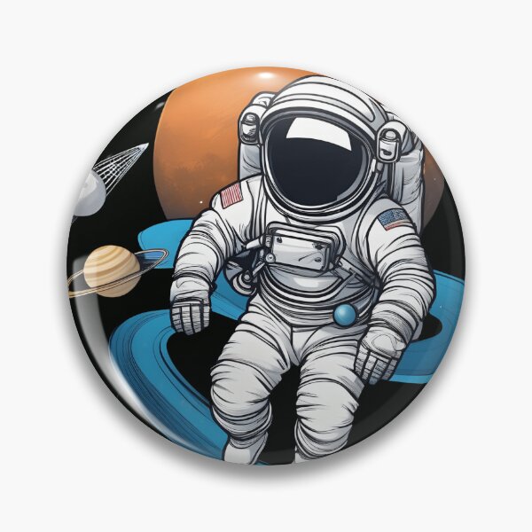 Item preview, Astronaut experiencing weightlessness in space designed and sold by Kulpi6147.