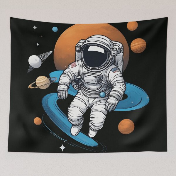 Item preview, Astronaut experiencing weightlessness in space designed and sold by Kulpi6147.