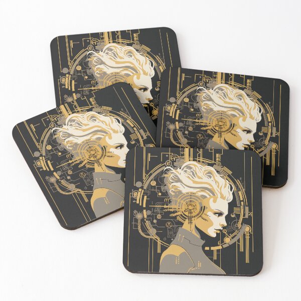 Item preview, Futuristic Portrait: Embrace the Matrix-Inspired Aesthetic 2 designed and sold by marrychou.