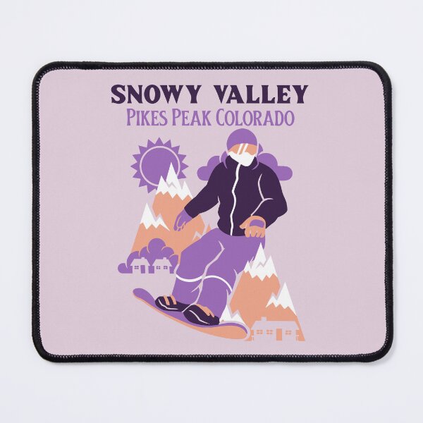 Item preview, Pikes Peak Colorado, Snowy Valley designed and sold by ThreadmyCanvas.