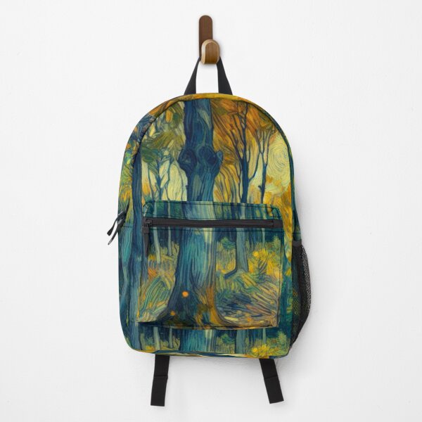 Item preview, Autumn Forest Scene - Oil Painting Digital Art - Van Gogh Style designed and sold by Star-Fragment.