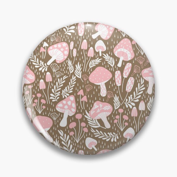 Item preview, Hongos - Rosa y Marrón designed and sold by Insvy Design Studio.