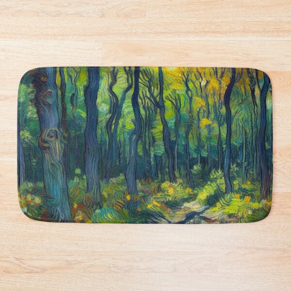 Item preview, Dusky Forest Scene - Oil Painting Digital Art - Van Gogh Style designed and sold by Star-Fragment.