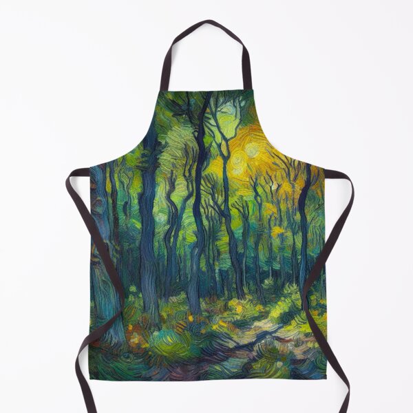 Item preview, Dusky Forest Scene - Oil Painting Digital Art - Van Gogh Style designed and sold by Star-Fragment.