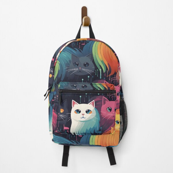 Item preview, Colorful Cat Collective: Whimsical Feline Illustration designed and sold by inkArtistryfine.