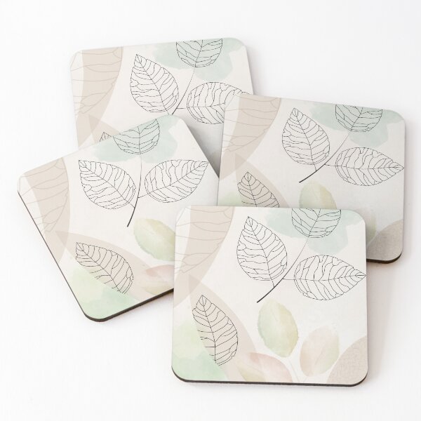 Item preview, Watercolor leaves designed and sold by Acolors.