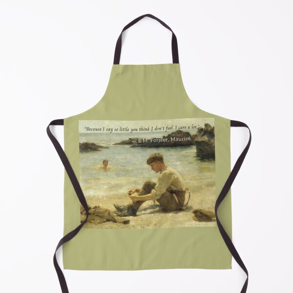 Item preview, E.M. Forster quote: “Because I say so little you think I don't feel. I care a lot.” designed and sold by artbleed.