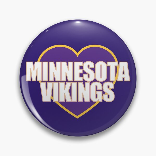Item preview, Minnesota Vikings Heart designed and sold by Chesley Design.