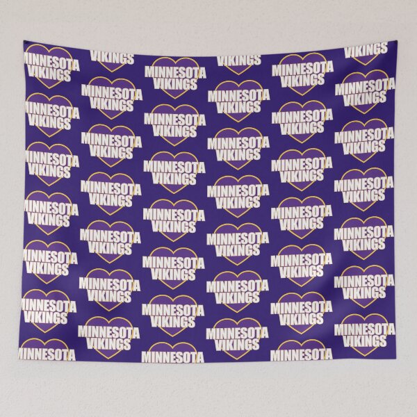 Item preview, Minnesota Vikings Heart designed and sold by Chesley Design.