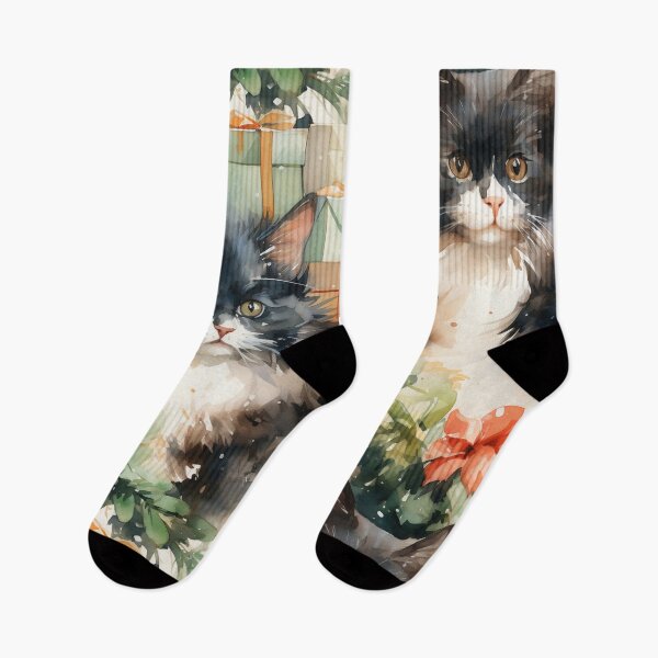 Item preview, Cat's Christmas Playtime designed and sold by ShiningInDark.