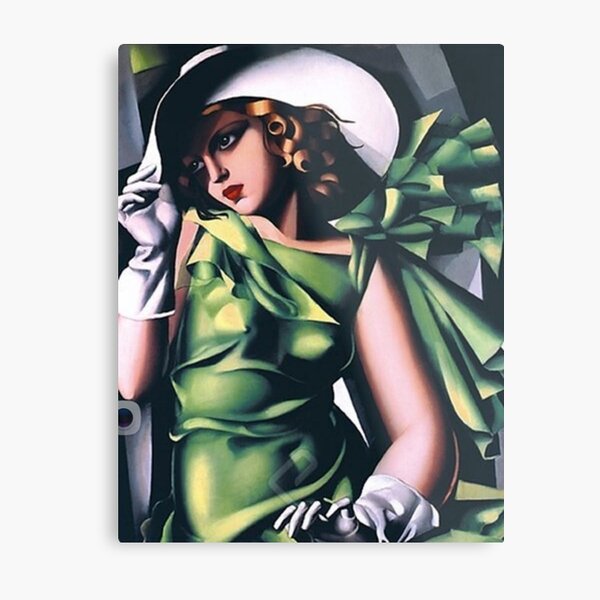 Ilustración art deco - mujer de blanco - (homenaje) a Tamara de Lempicka -  Ilustraciones originales, dibujos y fotografías de estilo vintage clásico y  contemporáneo