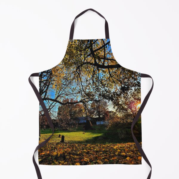 Item preview, Beautiful Autumn Cemetery Sunset Landscape designed and sold by TwistedP-Photos.