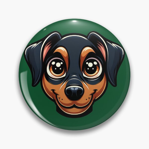 Item preview, Natural Ear Doberman Cute Puppy Dog designed and sold by Pati-Design.