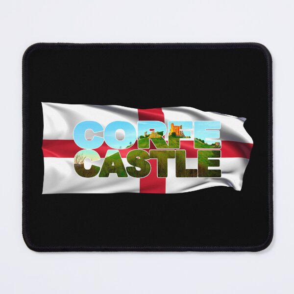 Item preview, CORFE CASTLE - Ruins, Dorset, England with Flag designed and sold by Adam Gormley.