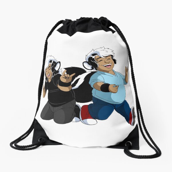 Metal Skunks Drawstring Bag