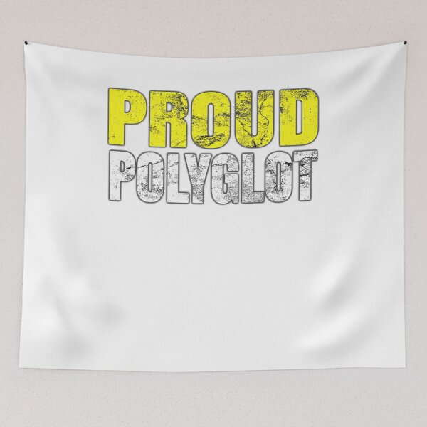 Item preview, Proud Polyglot Gift For Language Learner designed and sold by Kiwi-Tienda2017.