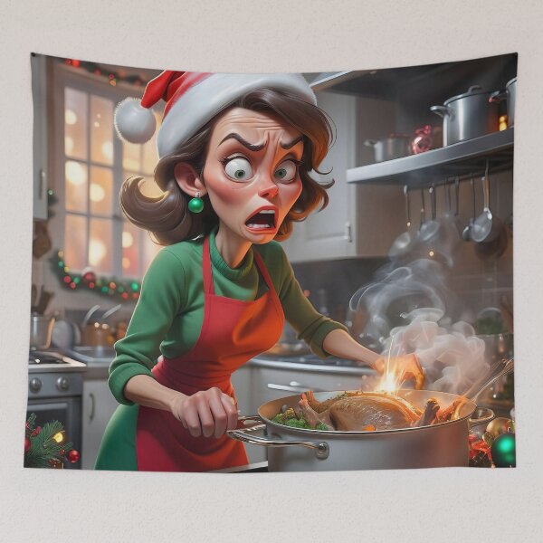 Item preview, Stress in the kitchen for Christmas dinner  designed and sold by Kaleddis.