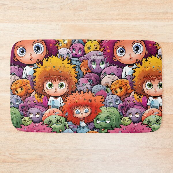 Item preview, Quirky Monster Gathering - Whimsical Art Illustration designed and sold by inkArtistryfine.