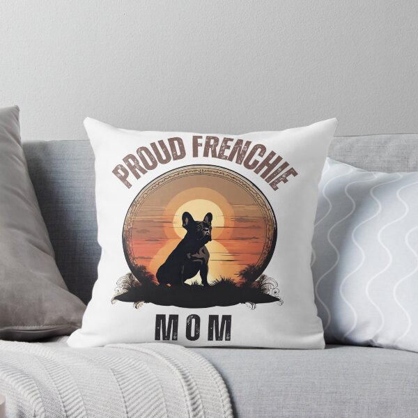 Item preview, Proud Frenchie Mom Vintage Sunset designed and sold by Fredster1966.
