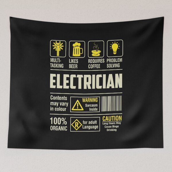 Item preview, Multi Tasking Electrician. / Electrician designed and sold by Tee Hub.