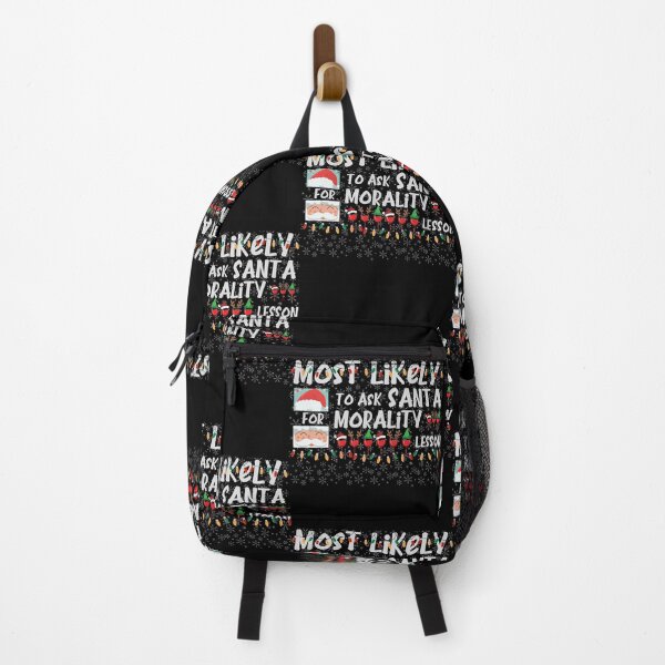 Item preview, Most Likely to Christmas Most Likely to Ask Santa for Morality Lesson  designed and sold by MatthewViews.