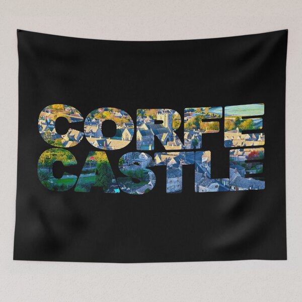 Item preview, CORFE CASTLE - Village, Dorset, England designed and sold by Adam Gormley.