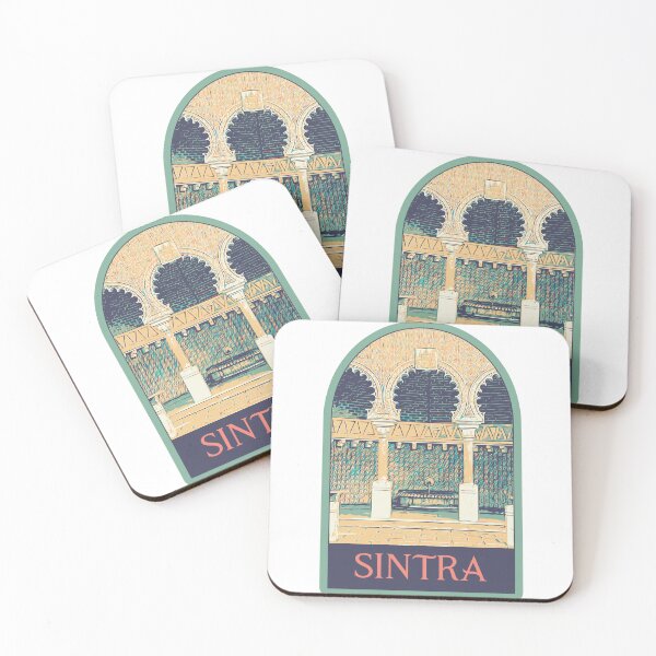 Item preview, Sintra Moorish Decoration Illustration Print | Art of Portugal designed and sold by Lemomo-artworks.