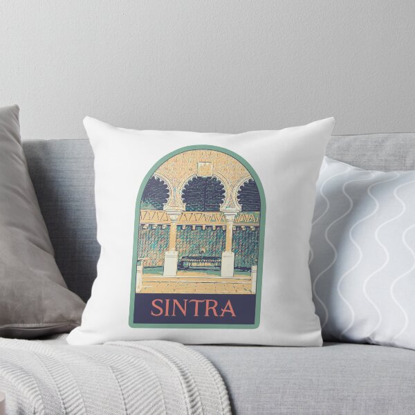 Item preview, Sintra Moorish Decoration Illustration Print | Art of Portugal designed and sold by Lemomo-artworks.