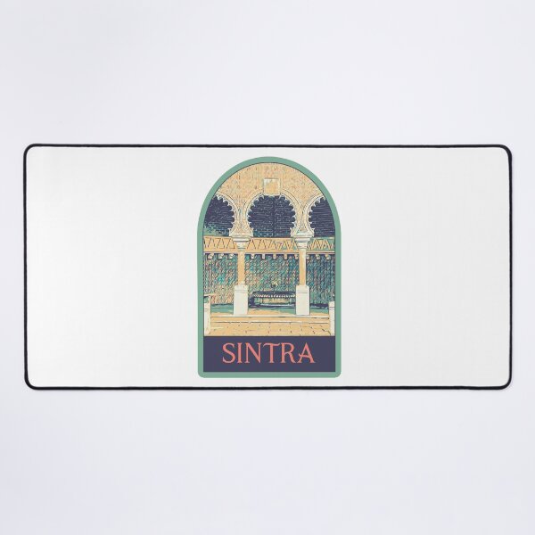 Item preview, Sintra Moorish Decoration Illustration Print | Art of Portugal designed and sold by Lemomo-artworks.