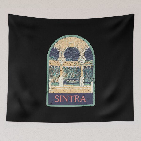 Item preview, Sintra Moorish Decoration Illustration Print | Art of Portugal designed and sold by Lemomo-artworks.