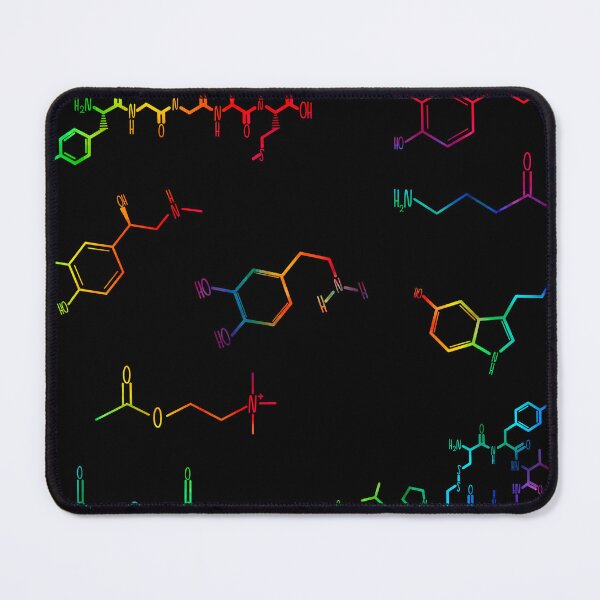 Item preview, Neurotransmitters Happy Chemicals Tie Dye Sticker Sheet designed and sold by GrellenDraws.