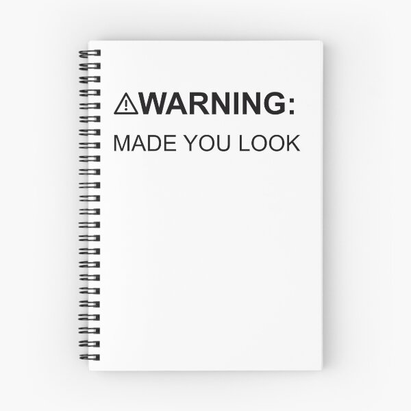 Item preview, Warning Made You Look designed and sold by Bits and Bobs.
