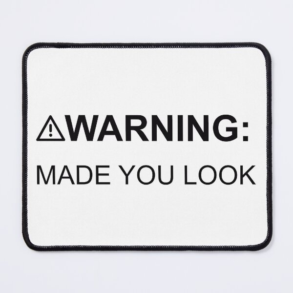 Item preview, Warning Made You Look designed and sold by Bits and Bobs.