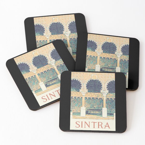Item preview, Sintra Moorish Decoration Illustration Print | Art of Portugal designed and sold by Lemomo-artworks.