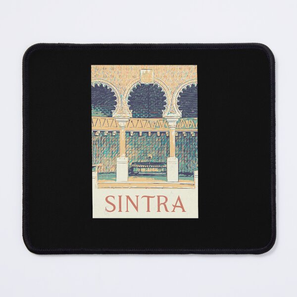 Item preview, Sintra Moorish Decoration Illustration Print | Art of Portugal designed and sold by Lemomo-artworks.