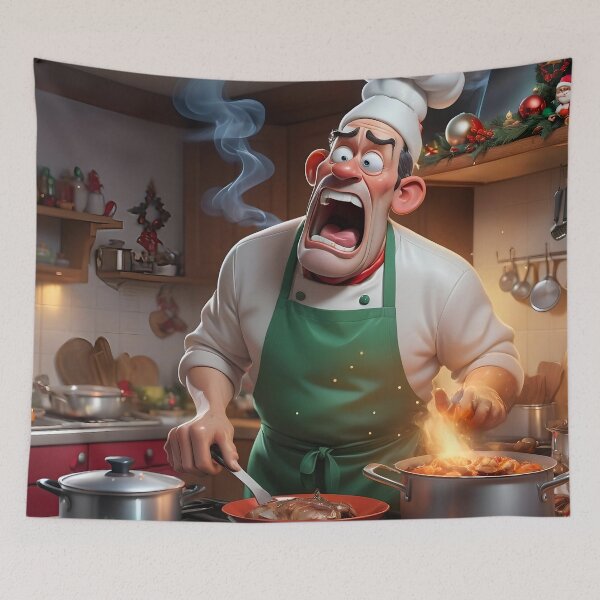 Item preview, Stress in the kitchen for Christmas dinner  designed and sold by Kaleddis.