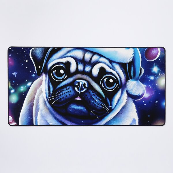 Item preview, Pug HAPPY HOLIDAYS 73 MERRY CHRISTMAS   designed and sold by RedBluffTraders.