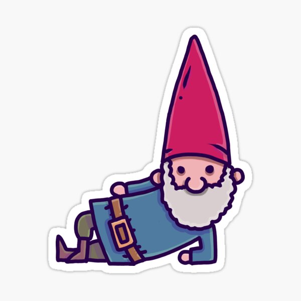 Chill Gnome Sticker Sticker