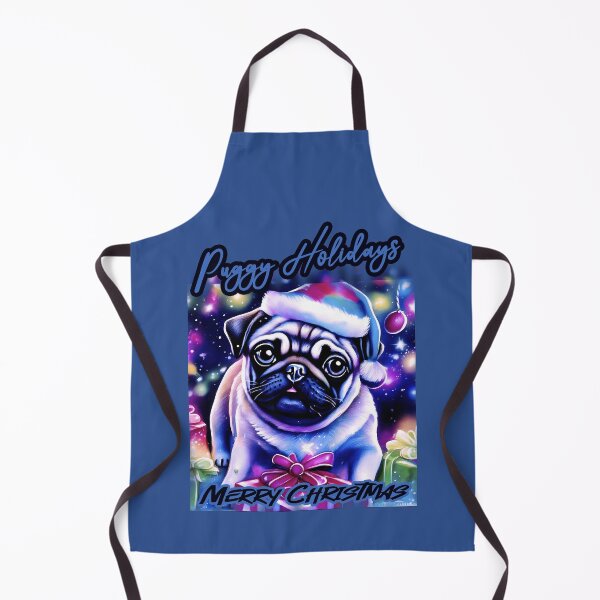 Item preview, Pug HAPPY HOLIDAYS 73 MERRY CHRISTMAS PUGGY HOLIDAYS designed and sold by RedBluffTraders.