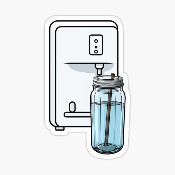 Vista previa del artículo con la obra «Botella de agua con dispensador de agua.», diseñado y vendido por C-Plus-Home.
