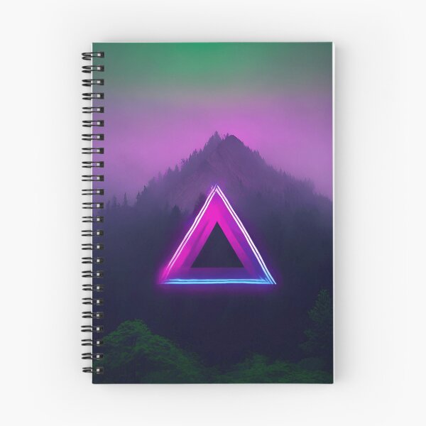 Item preview, Neon Mountain: A Surreal Journey into the Unknown designed and sold by Alihassan-Art.