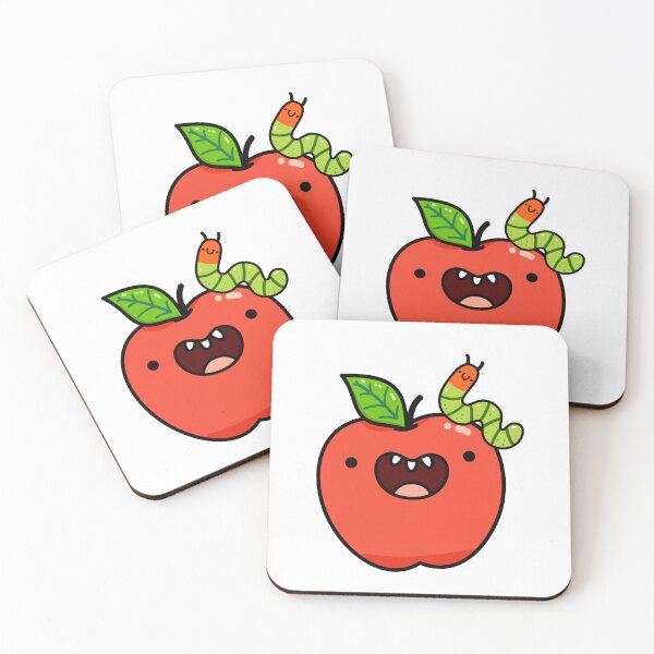 Item preview, Kawaii Caterpillar and Apple designed and sold by kawaiilife.