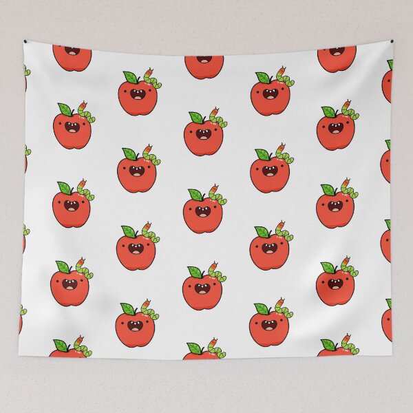 Item preview, Kawaii Caterpillar and Apple designed and sold by kawaiilife.