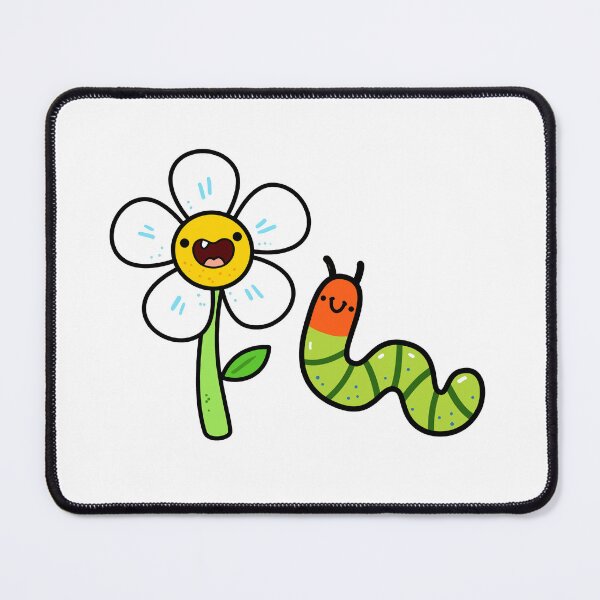 Item preview, Kawaii Caterpillar and Daisy designed and sold by kawaiilife.