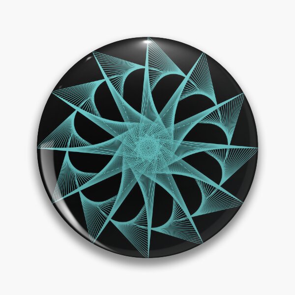 Item preview, Circles On Circle-3 [10725-3-CYAN-BB] designed and sold by LottMultimedia.
