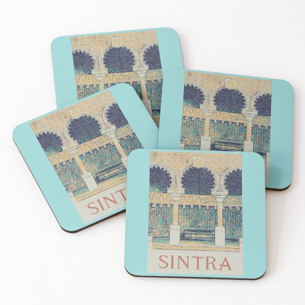 Item preview, Sintra Moorish Decoration Illustration Print | Art of Portugal designed and sold by Lemomo-artworks.